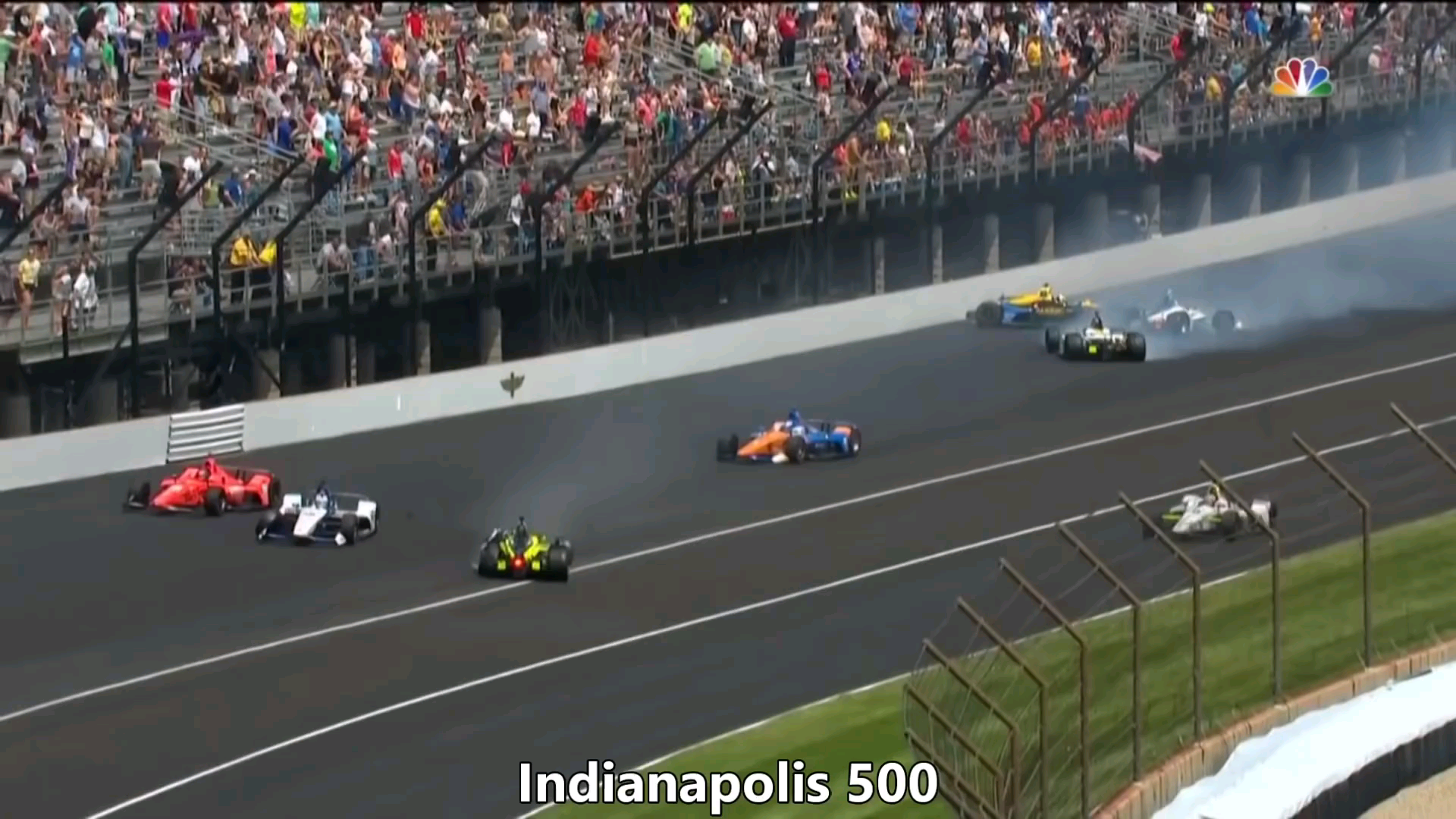 2019indycarindy500印第安纳波利斯赛道撞车集锦