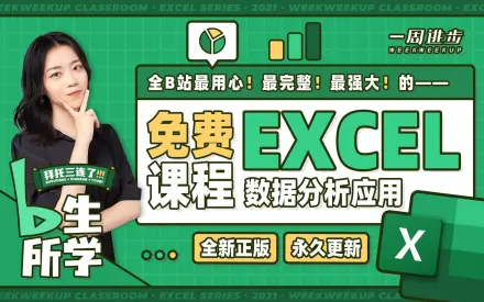 [图]【Excel数据分析】Excel超全面超详细，从入门到精通教程（全套）