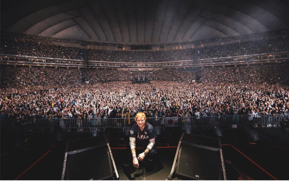 2019 ed sheeran黄老板演唱会东京站—sing, shape of you