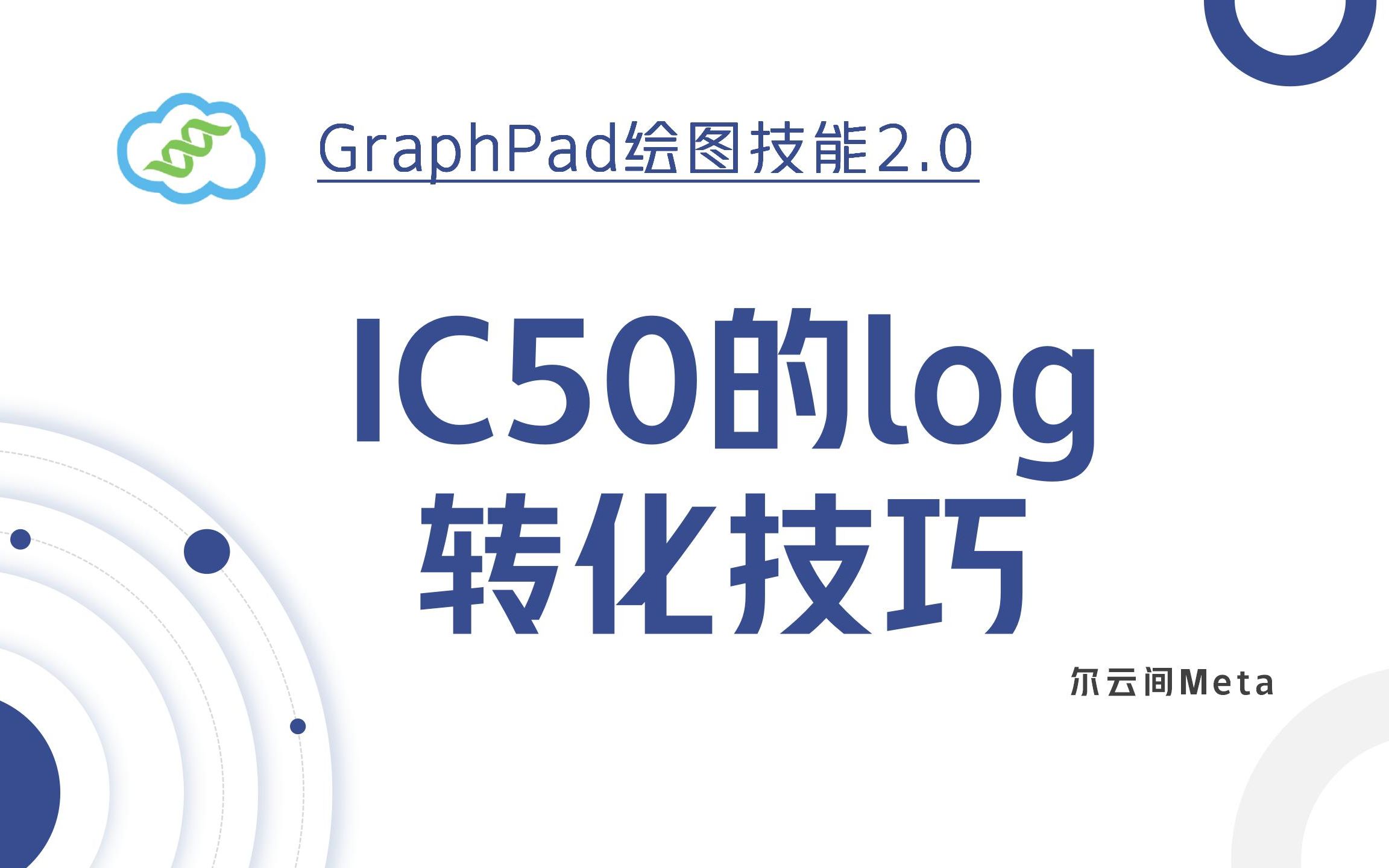 【发表指南】SCI作图进阶版GraphPad绘图技能2.0:IC50的log转化技巧哔哩哔哩bilibili