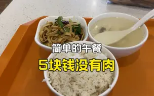 Download Video: 5块钱的午餐没有肉，又是简单的一天！