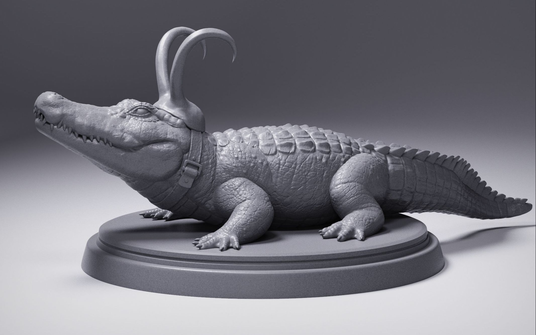 zbrush鳄鱼动物雕刻参考资料,zbrush雕刻资料