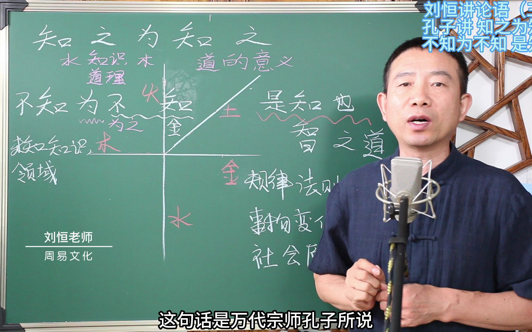 刘恒讲论语(三)孔子讲,知之为知之,不知为不知,是知也哔哩哔哩bilibili