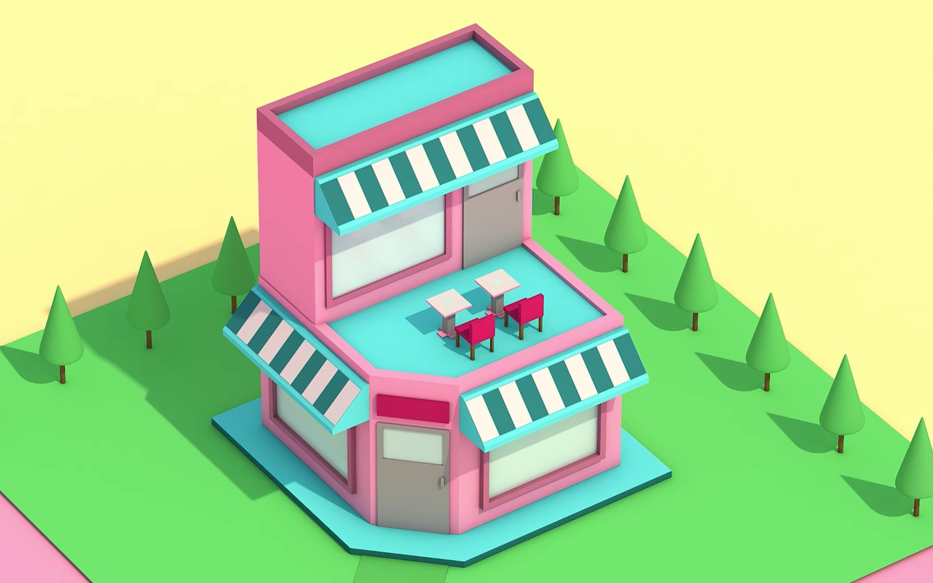 cinema 4d 房子教程_哔哩哔哩_bilibili