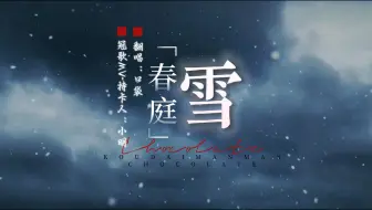 【春庭雪】最最好听的一版女翻唱没有之一