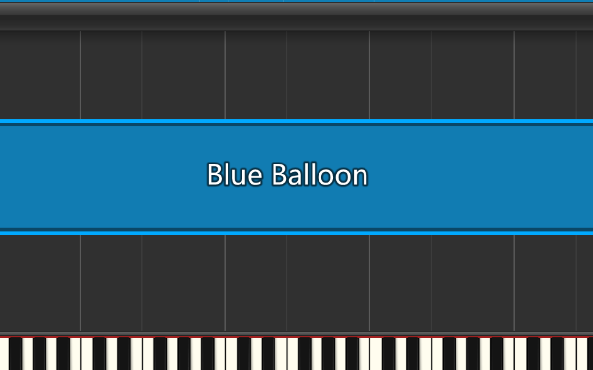 [图][midi音乐]Blue Balloon-蓝色气球 马克西姆 曲谱演奏