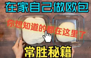 Download Video: 【油管搬运公开课】欧包制作的深度讲解：怎么根据面团状态行事