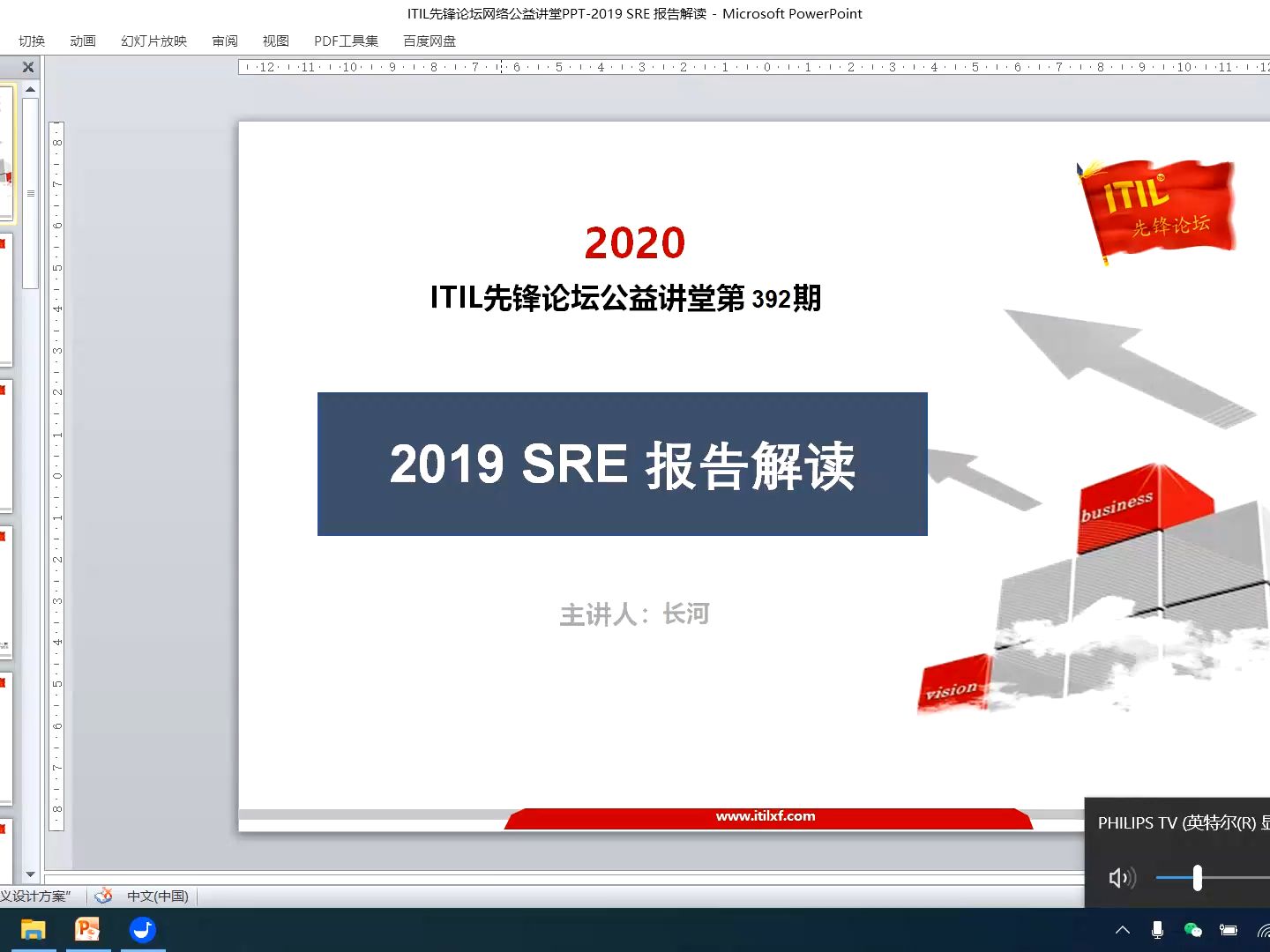 ITIL先锋论坛《2019SRE报告解读》—认证培训课程哔哩哔哩bilibili