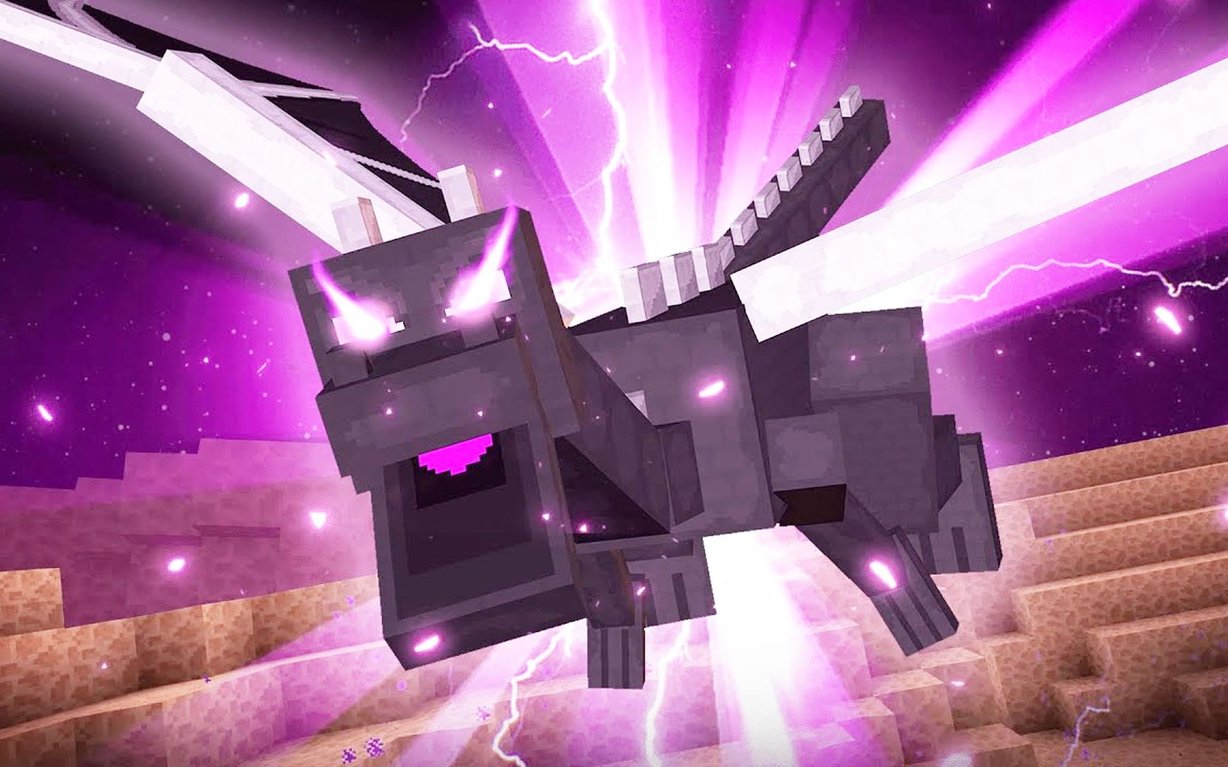 洞穴生存记23:潜入末地打末影龙,死几次才能打过?_哔哩哔哩_bilibili