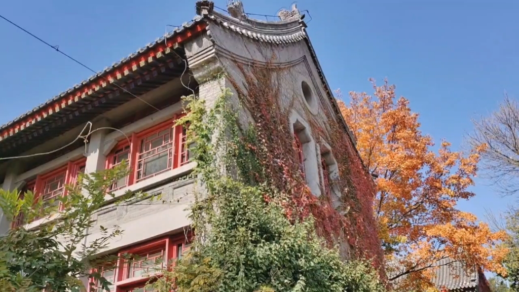 北京大学静园4-6,1-3院红叶