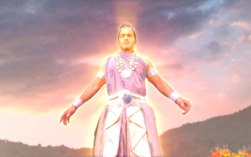 《拉妲奎师那》大力罗摩进山洞救拉妲和牧女们,牧女们要等奎师那来救