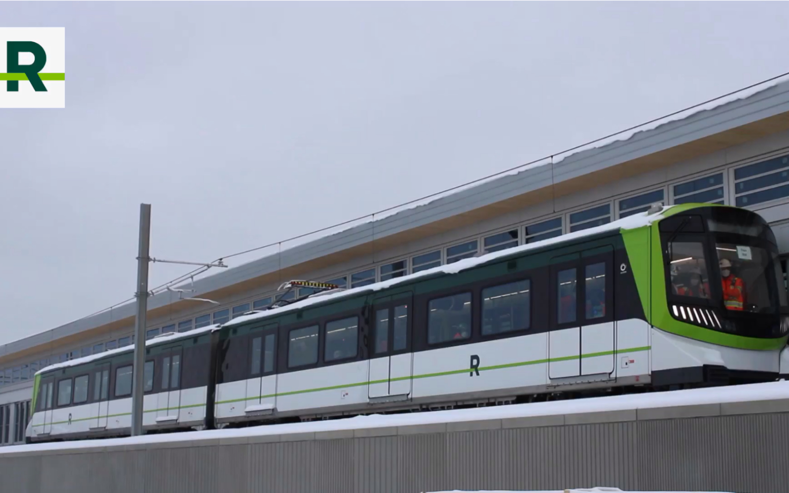 【蒙特利尔轻轨rem】列车热滑试验