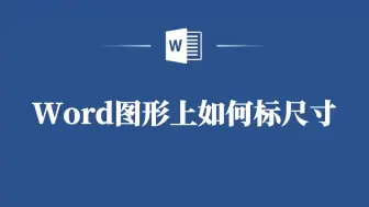 Download Video: 图形也讲究尺码！Word图形标尺寸教程，简单明了！