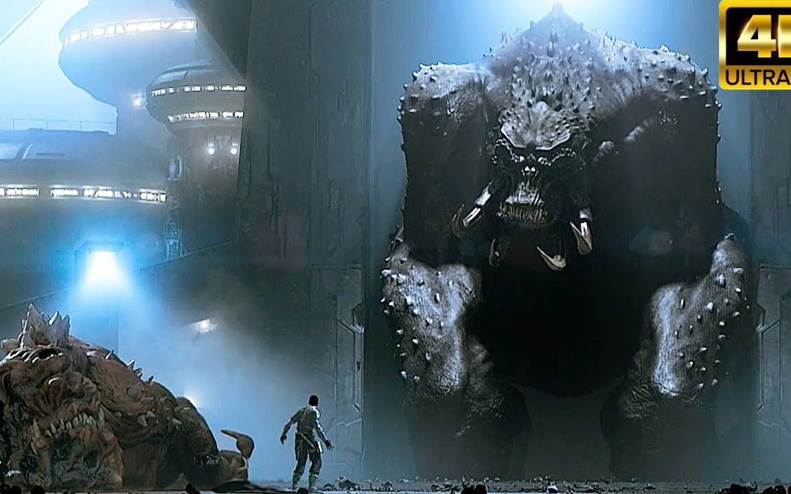 星球大战巨型怪兽战斗场景(2023 年)4k 超高清动作