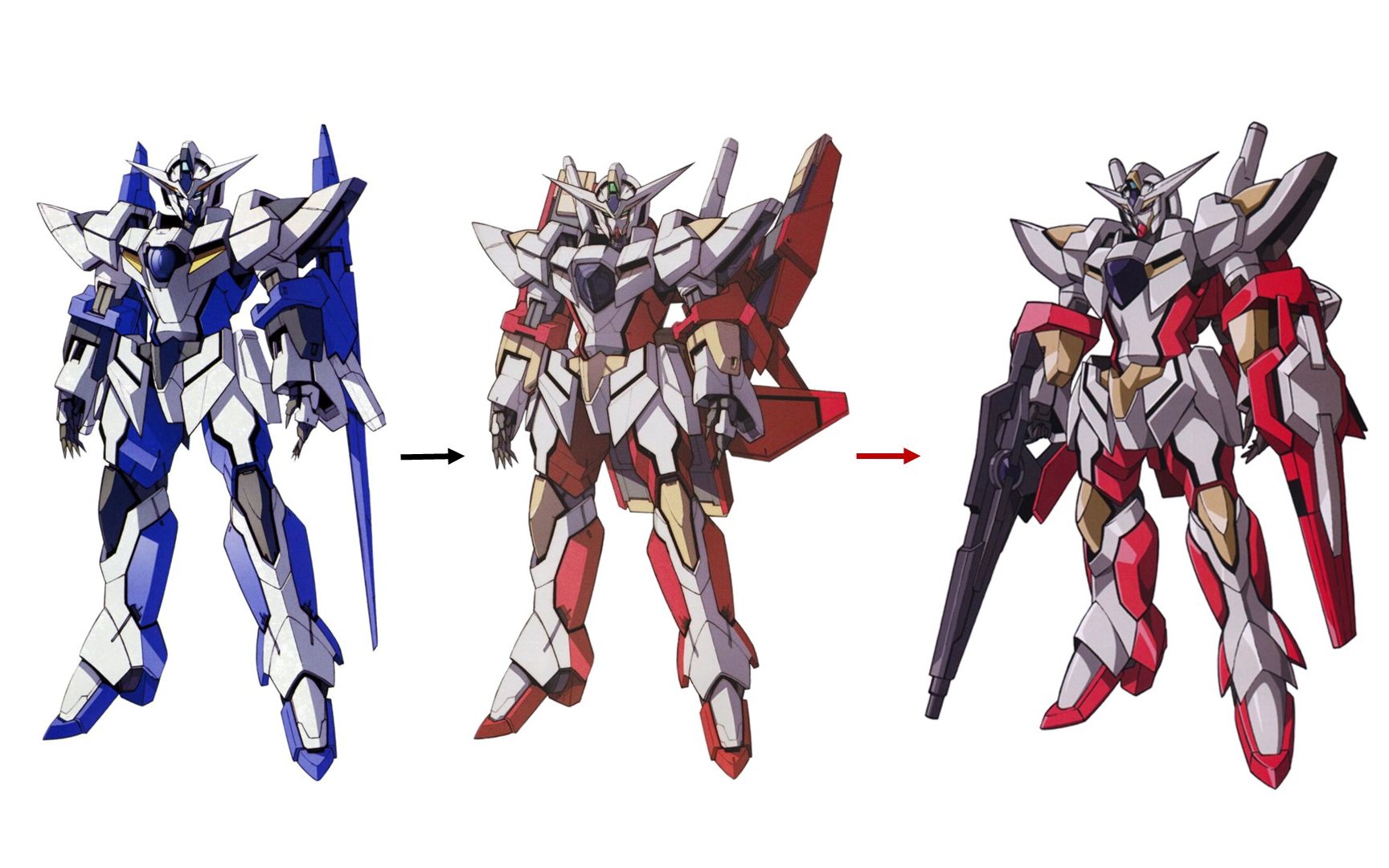「高达00」机体谱系路线图(cb谱系篇)