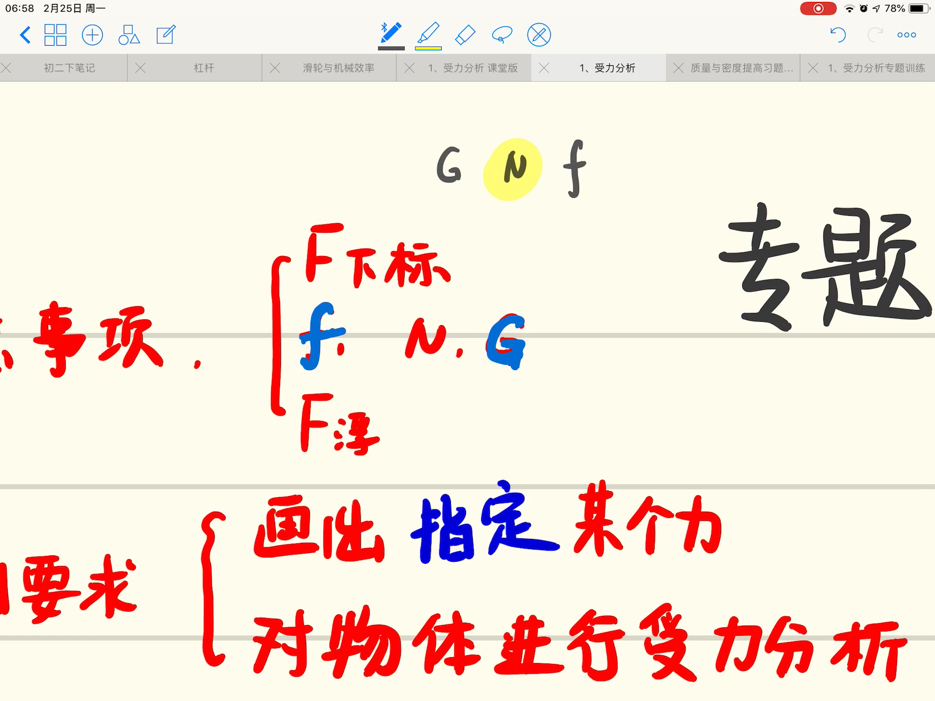 受力分析的顺序(纯知识点)哔哩哔哩bilibili