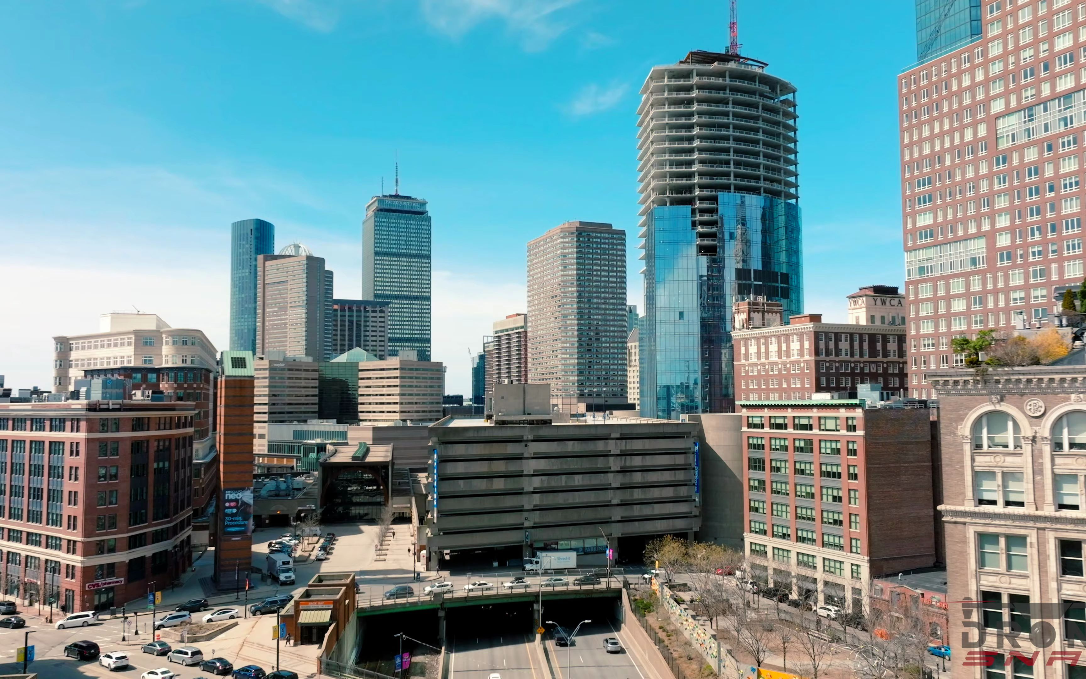 【4k超高清-美国】美国波士顿环绕俯瞰景观(2022.5.21)