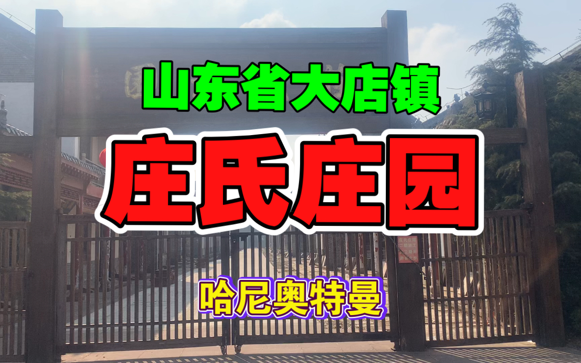 山东莒南大店镇,庄氏庄园,强盛的庄氏家族哔哩哔哩bilibili