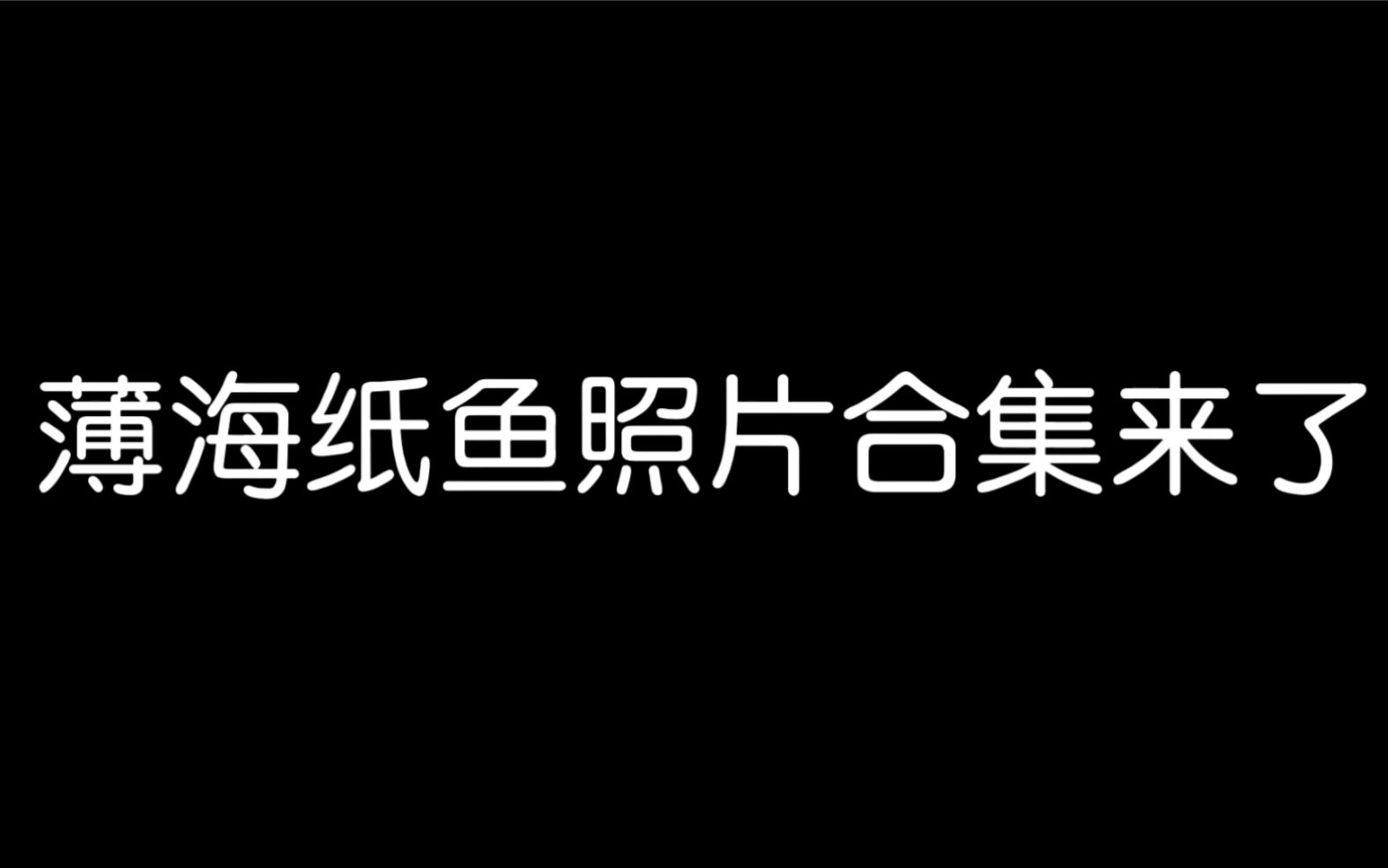 薄海纸鱼照片合集鱼粉们一定要知道的!