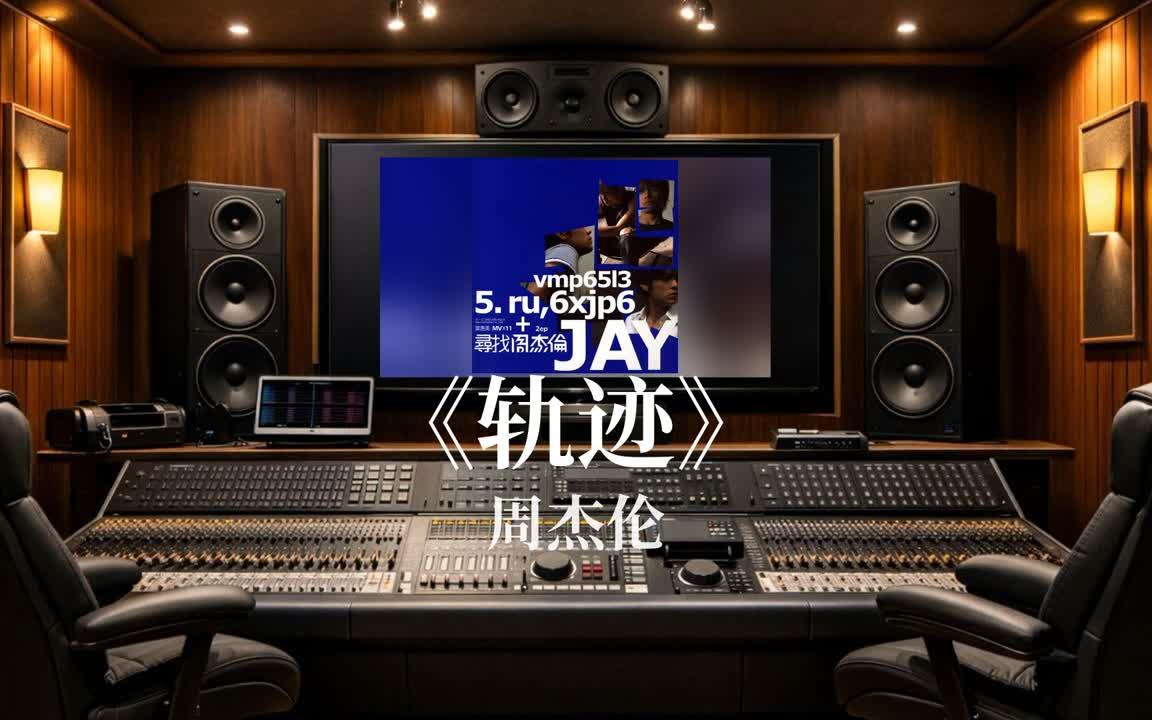 在专业录音棚听《轨迹》 - 周杰伦