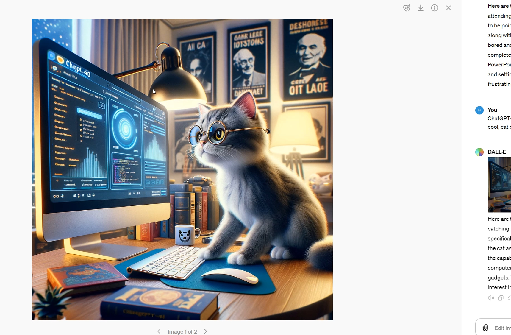 cat catch up with chatgpt 4o