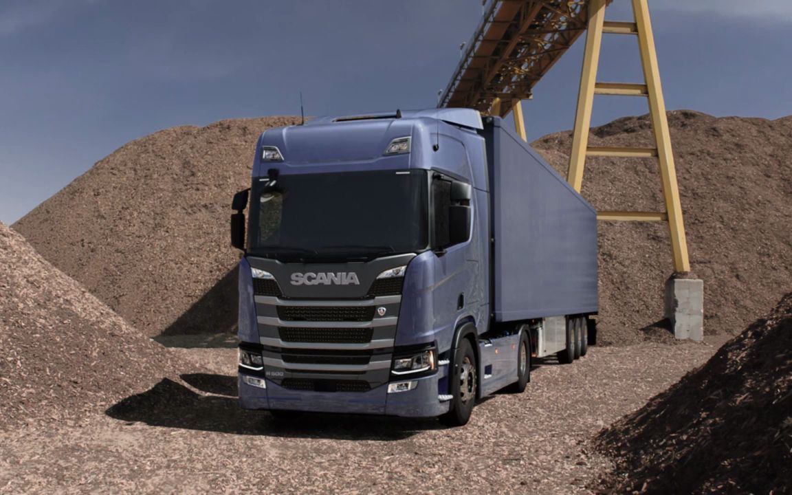 scania 卡车木料运输