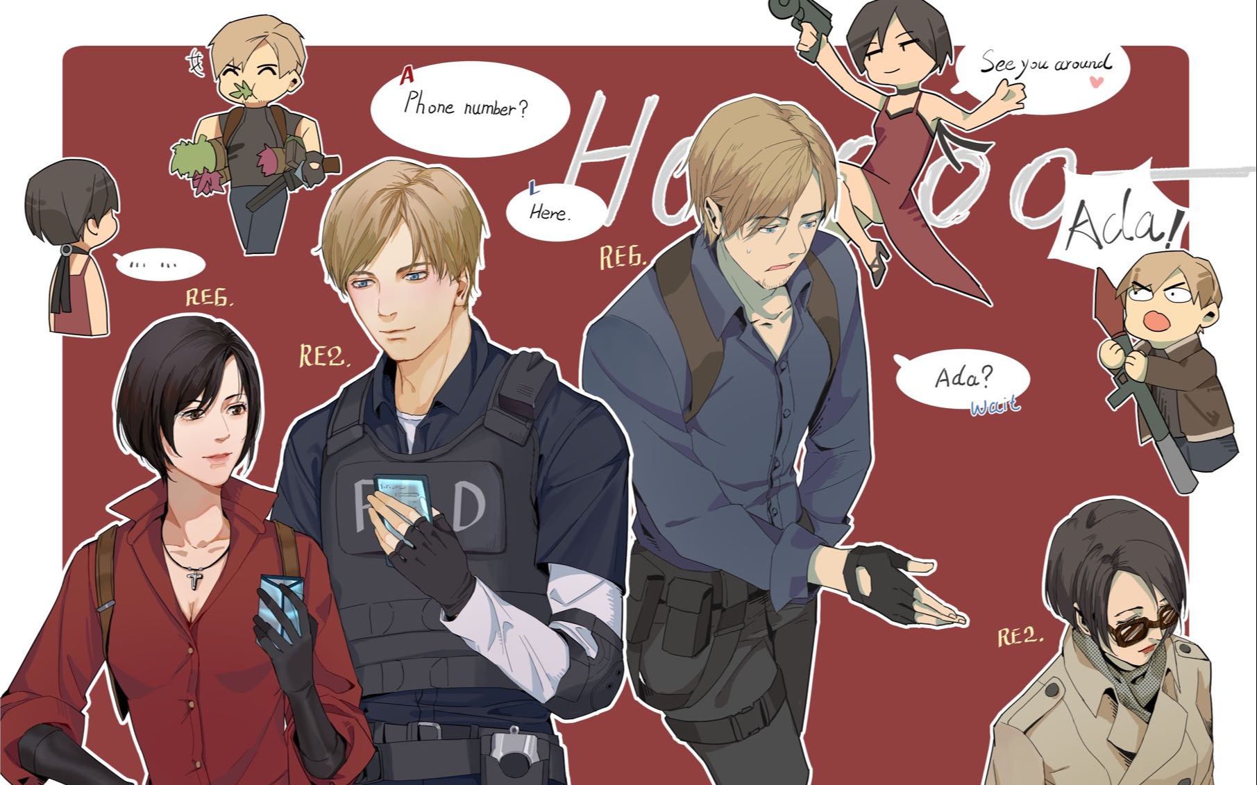 【混剪|生化危机/la/里昂x艾达/leon&ada】until next time, leon