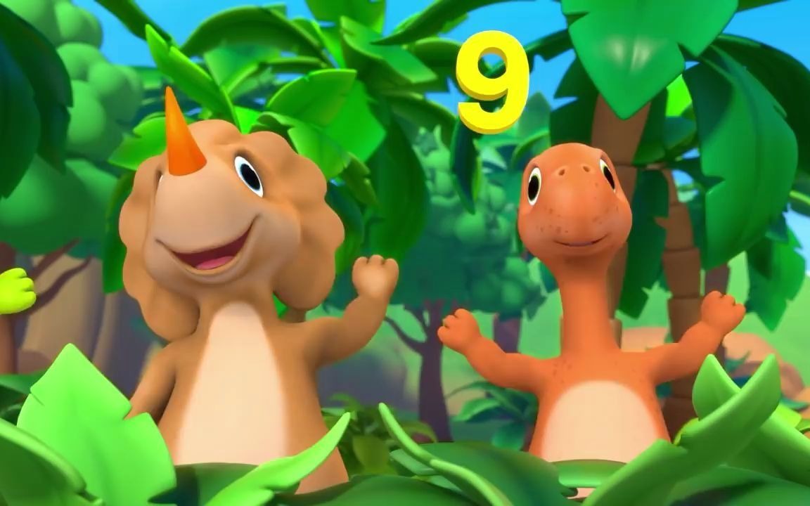 ten little dinosaurs!