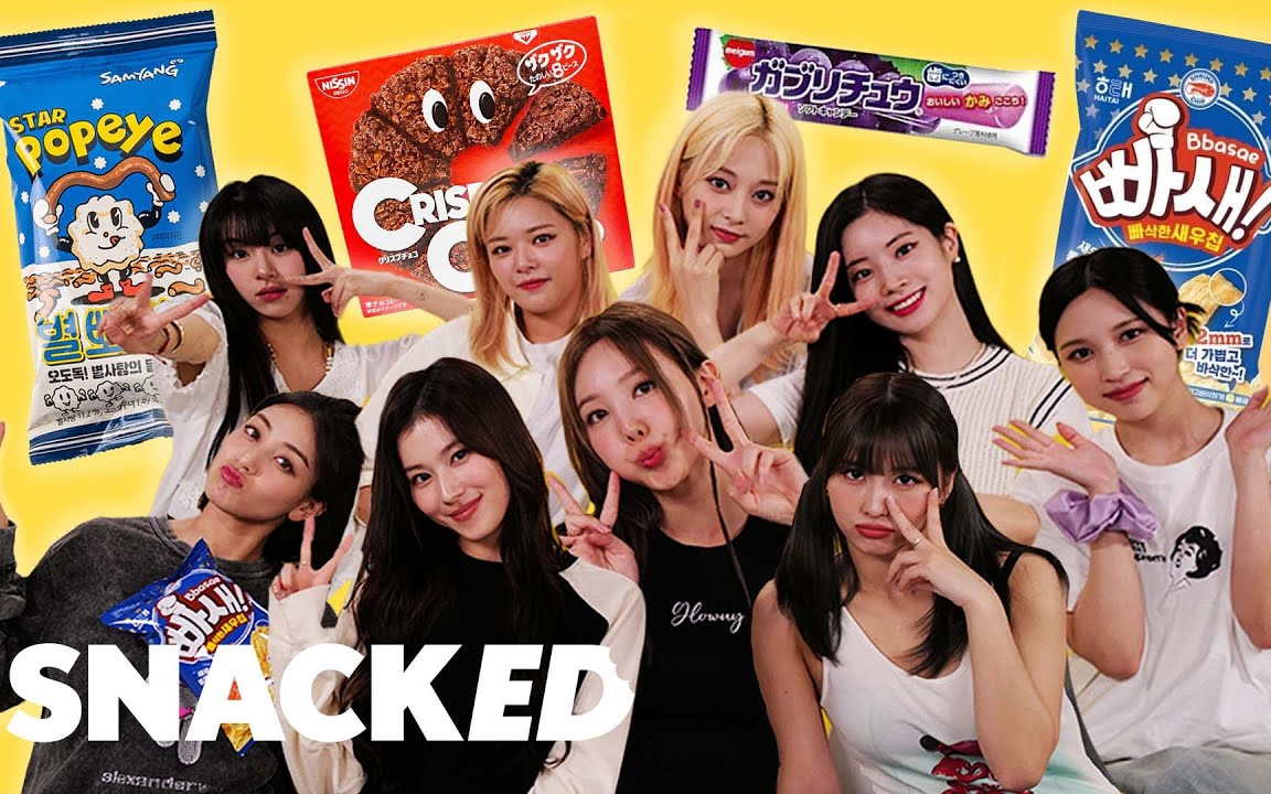 [图]【TWICE】221019 Break Down Their Favorite Snacks （cc中字）