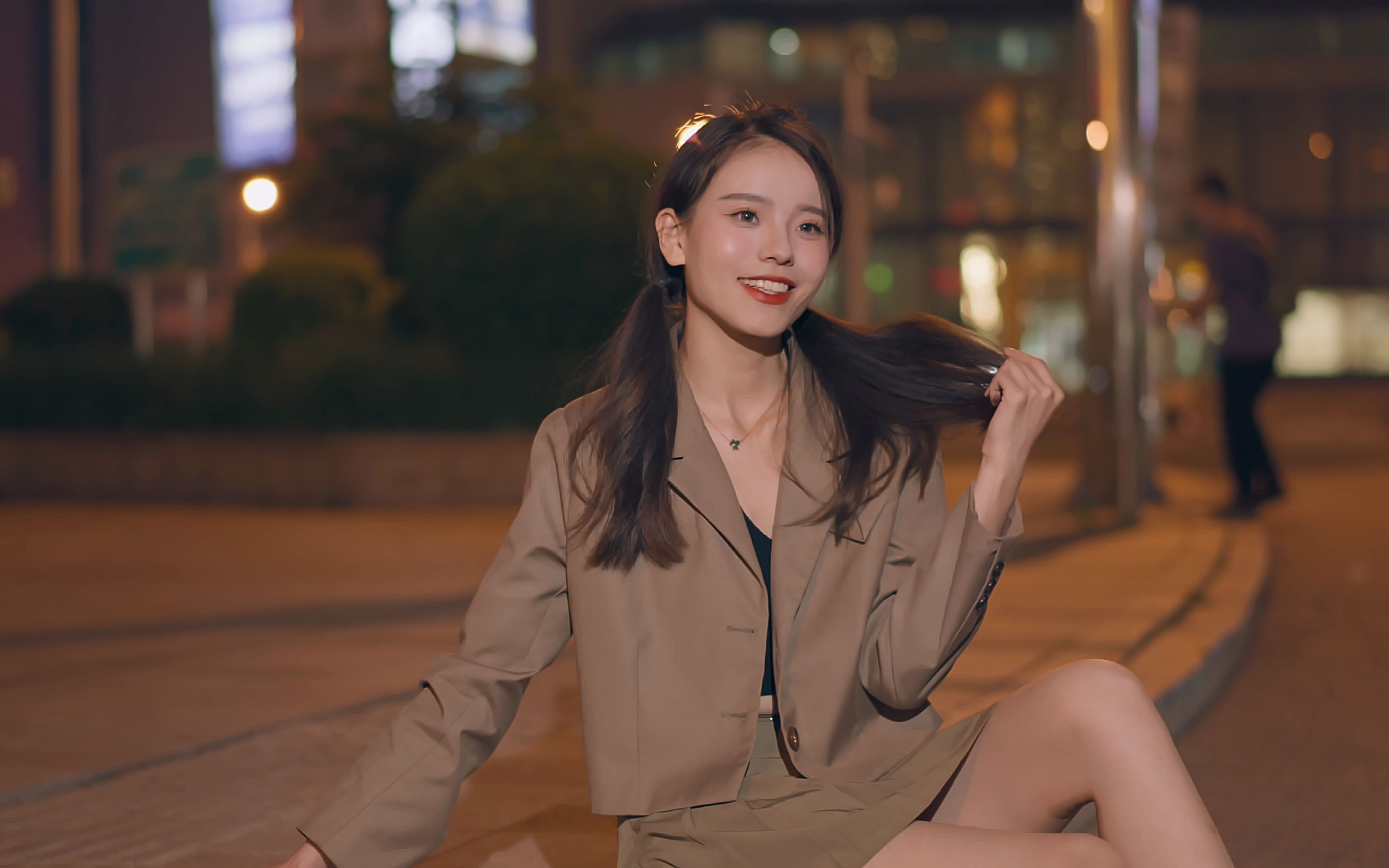 索尼a7m4夜景人像视频