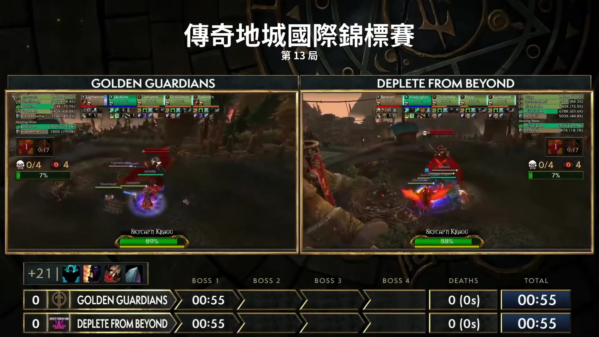 2020魔兽世界史诗地下城国际锦标赛总决赛第三天【DEPLETE FROM DEYOND vs GOLDEN GUARDIANS】哔哩哔哩bilibili