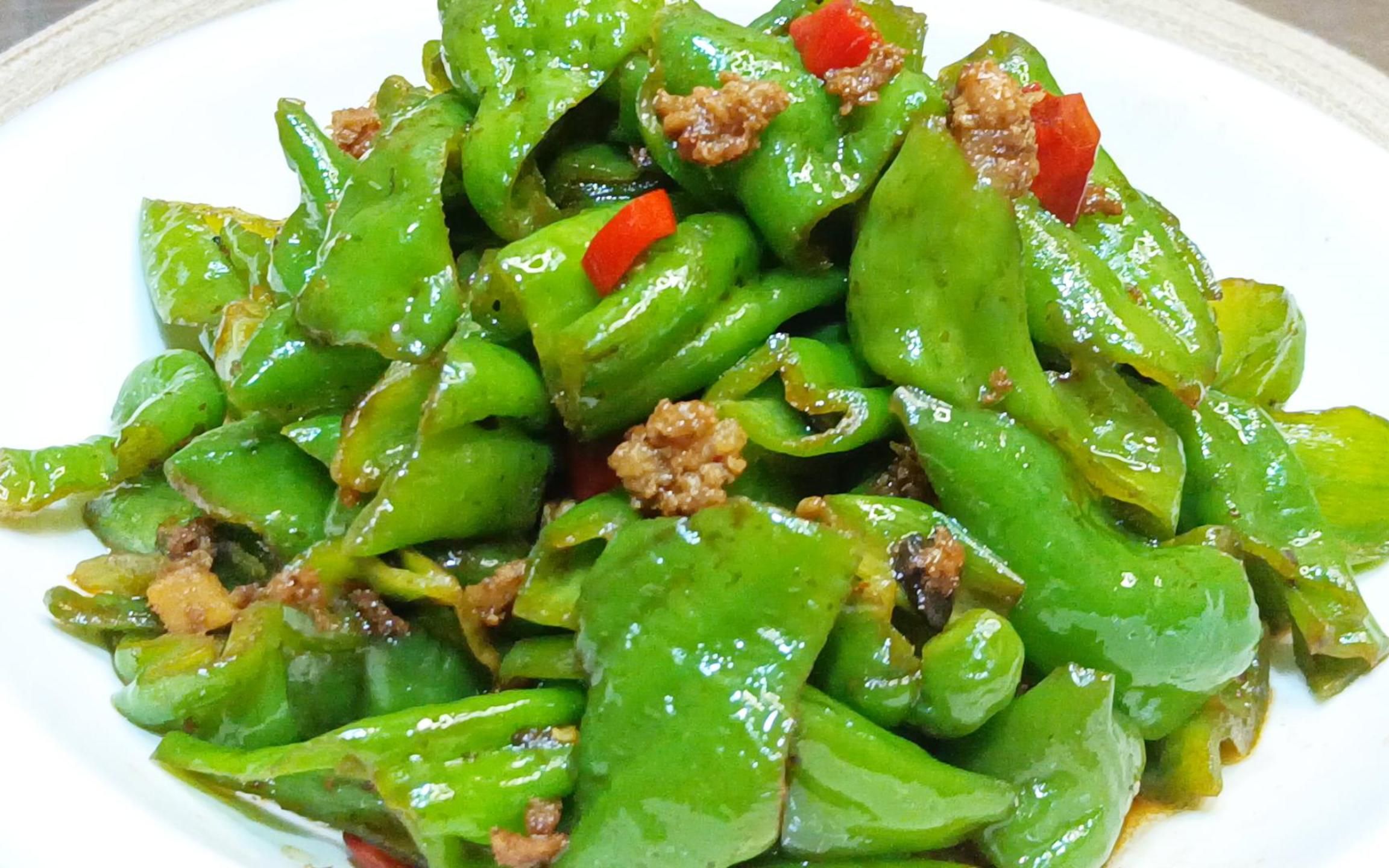 简单的一道青椒炒豆豉,好吃下饭