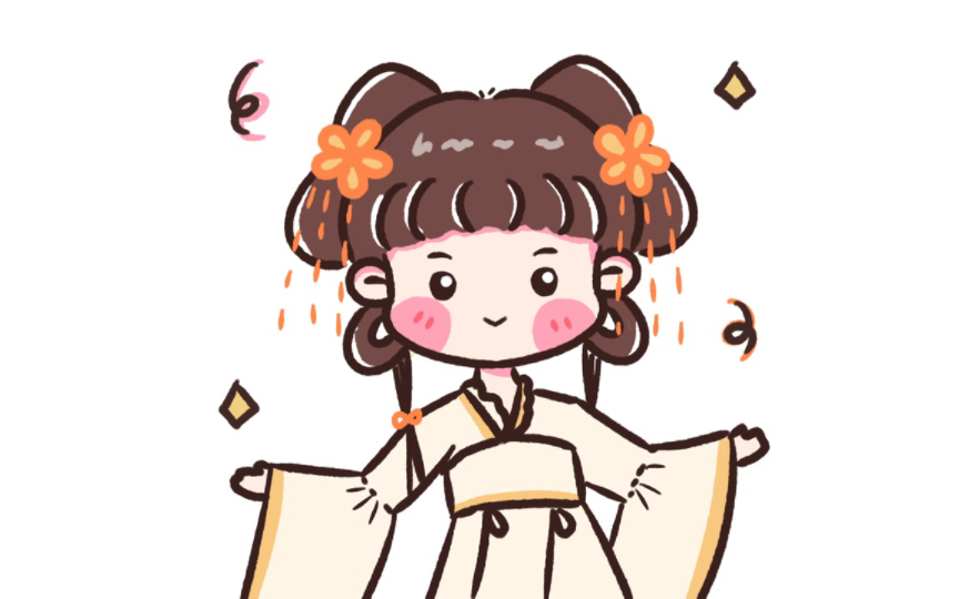 半桔【29】萌萌哒古风小头像可爱卡通汉服_哔哩哔哩_bilibili