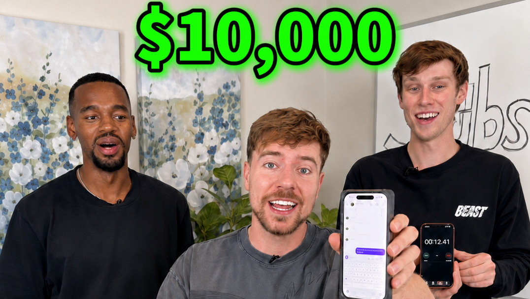 看到你们私信我许愿得到1万美金，给你们机会！#野兽先生# #MrBeast# #整活# #挑战#
