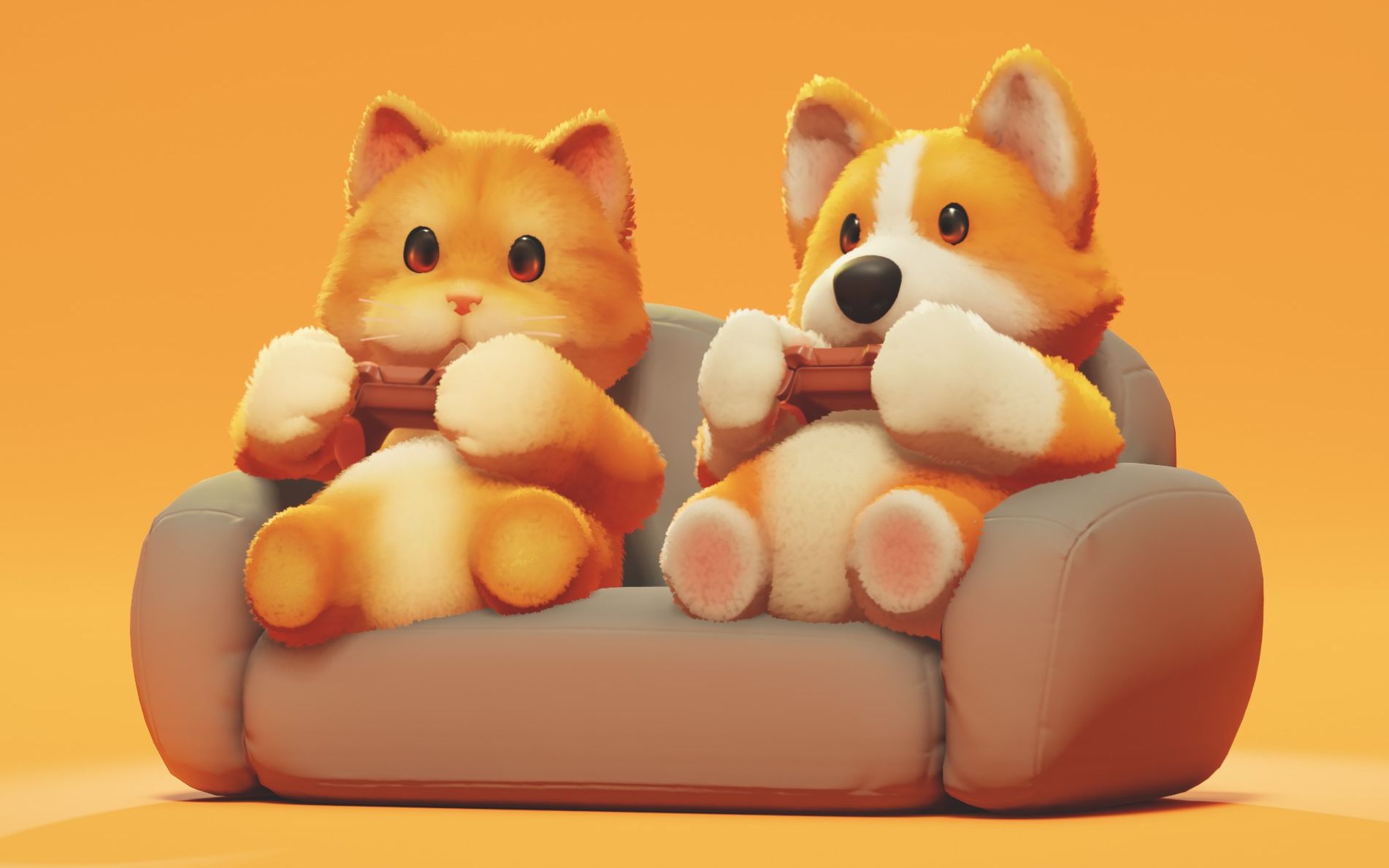 【猛兽派对】二测四人组排糖果工厂大乱斗