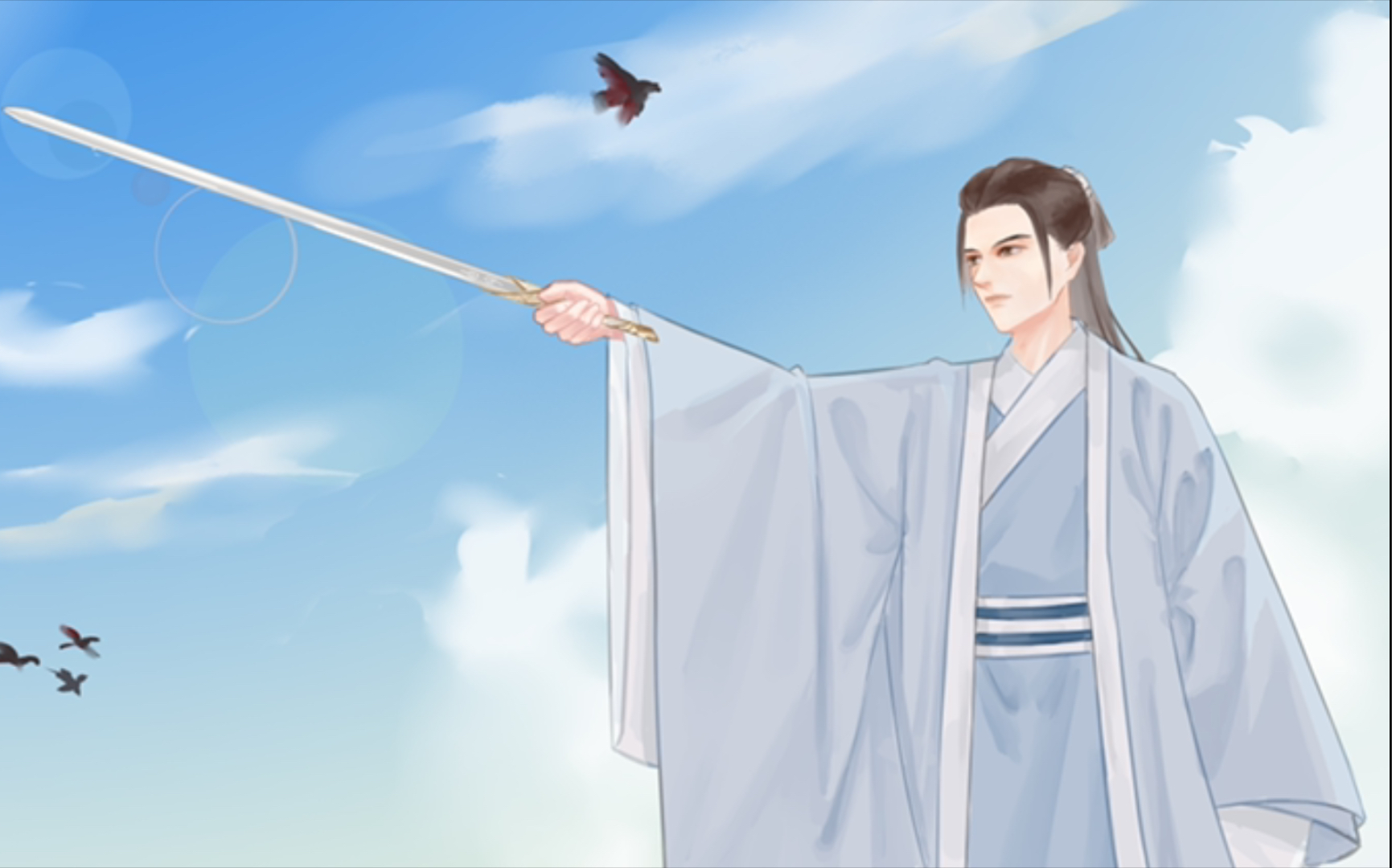 山河令温客行龚俊画白衣温客行这可能是神医谷长大的温客行