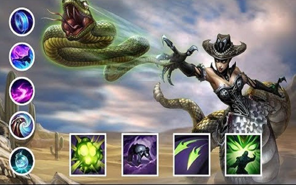 魔蛇之拥卡西奥佩娅世界上最大的痛苦莫过于知道自己很美却不敢照镜子