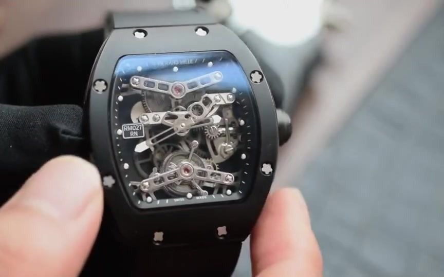 eur厂理查德米勒 rm027陀飞轮 实拍评测