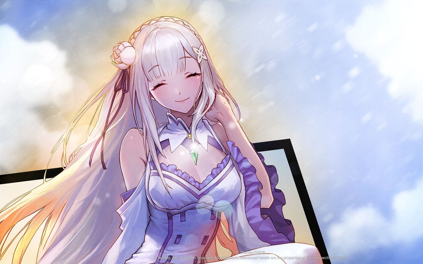 dnf美服炽天使奶装嬉戏单人鸟背