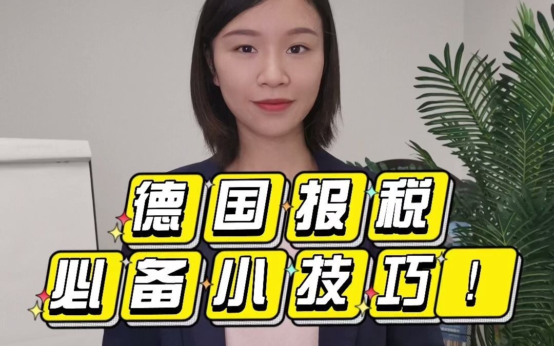 在德国,报税是一件非常重要的事,而且可以拿回不少真金白银的税款!这些报税小知识你都了解吗?哔哩哔哩bilibili