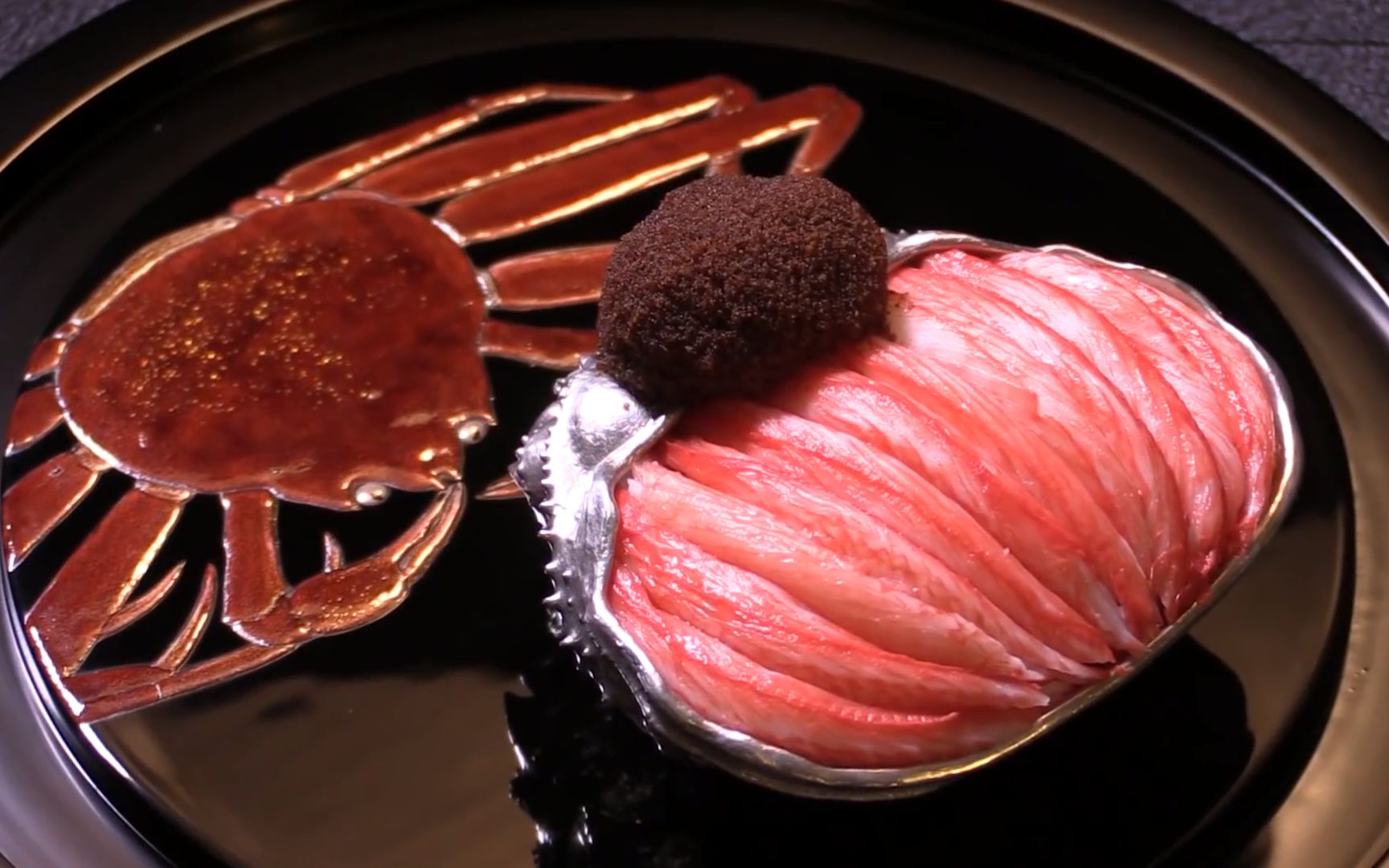 日本料理米其林三星龙吟松叶蟹学会発表