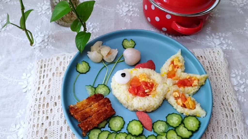 儿童米饭拼盘图片欣赏图片