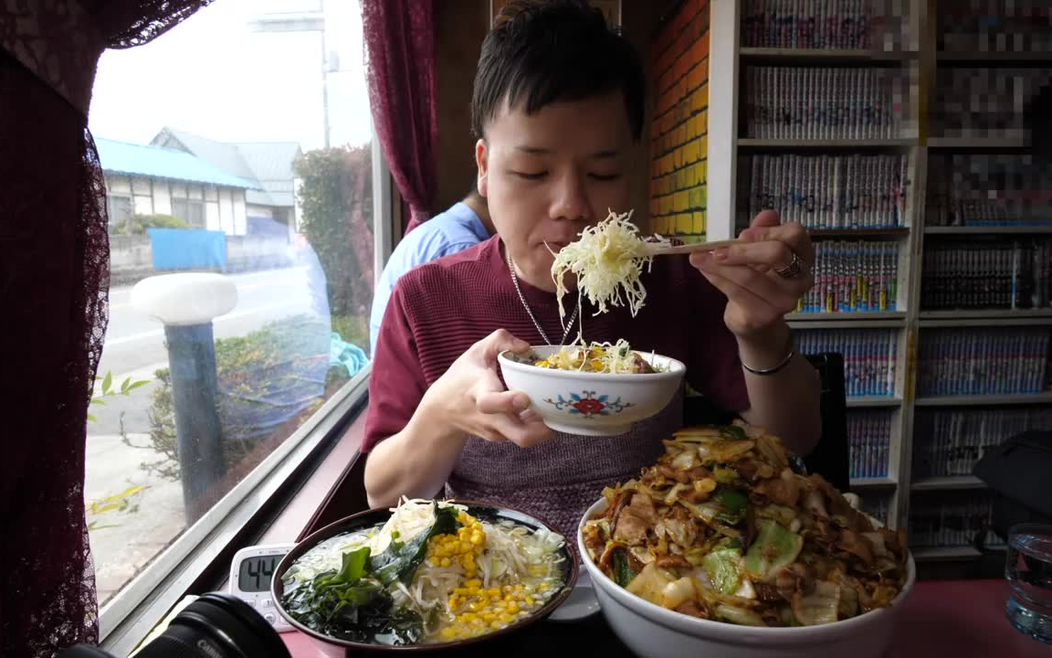 【日本大胃王新井熊吃播】--今天挑战成功者0人的大食挑战