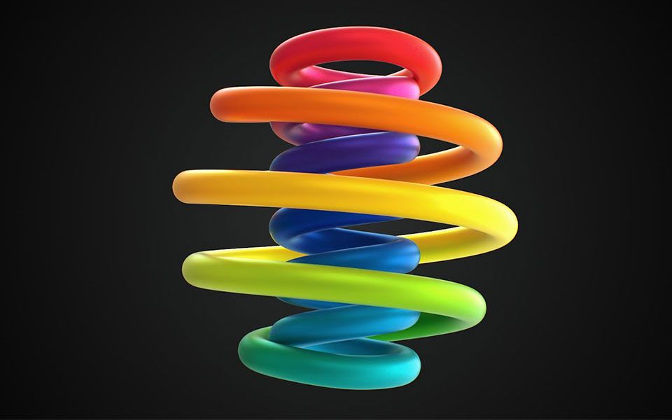 c4d教程!循环环形螺旋效果(含项目文件下载)