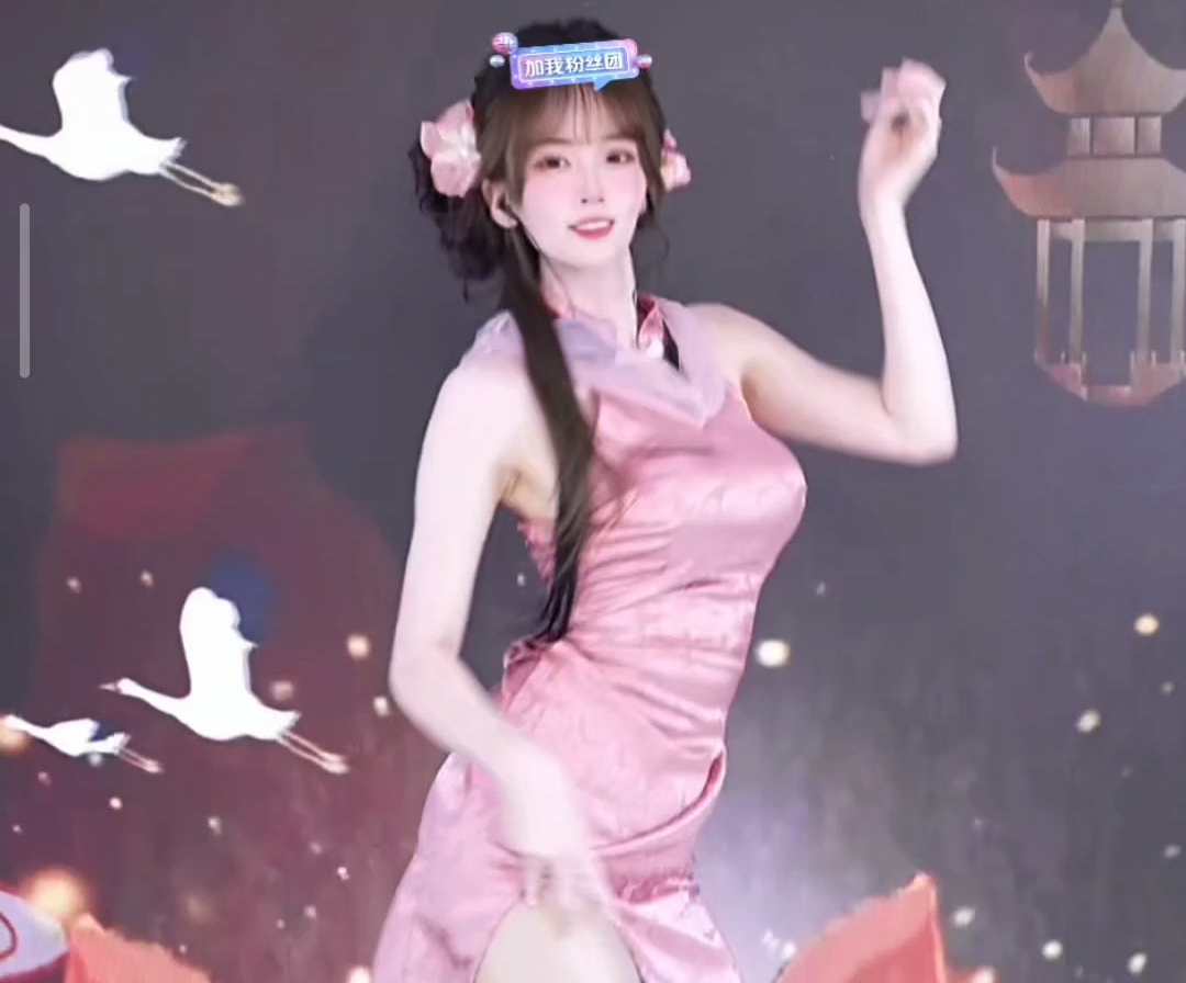 小白甜古典舞蹈,古风美女