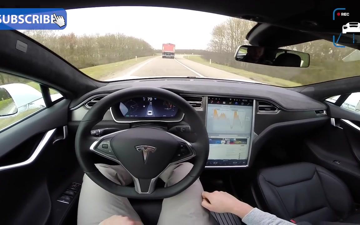 第一人称 特斯拉 model s p90d 762马力 高速驾驶 体验无人驾驶