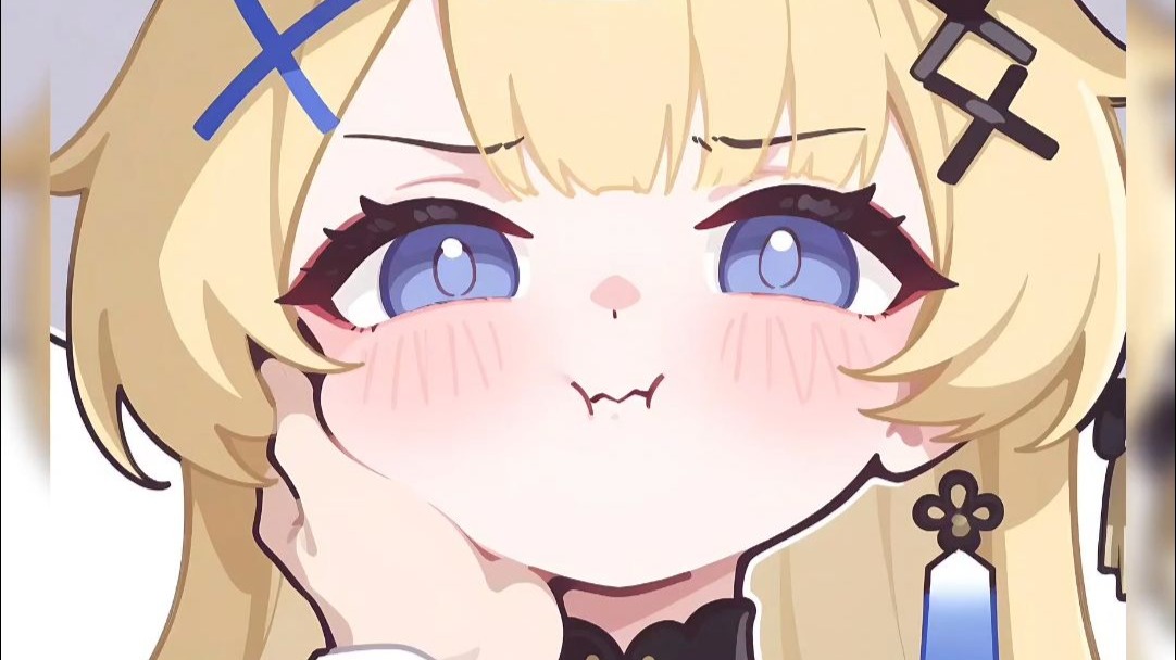 萌萌哒气得圆鼓鼓的菲比