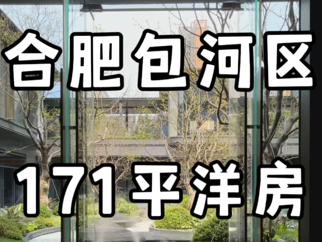 合肥包河区 171洋房大平层招商央企500万#合肥大平层哔哩哔哩bilibili