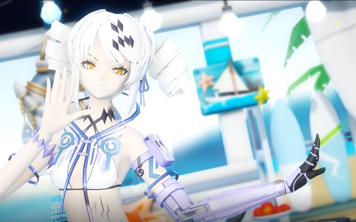 【战双mmd·卡列尼娜烬燃/夏日限定泳装版本】傲娇也只是因为太喜欢