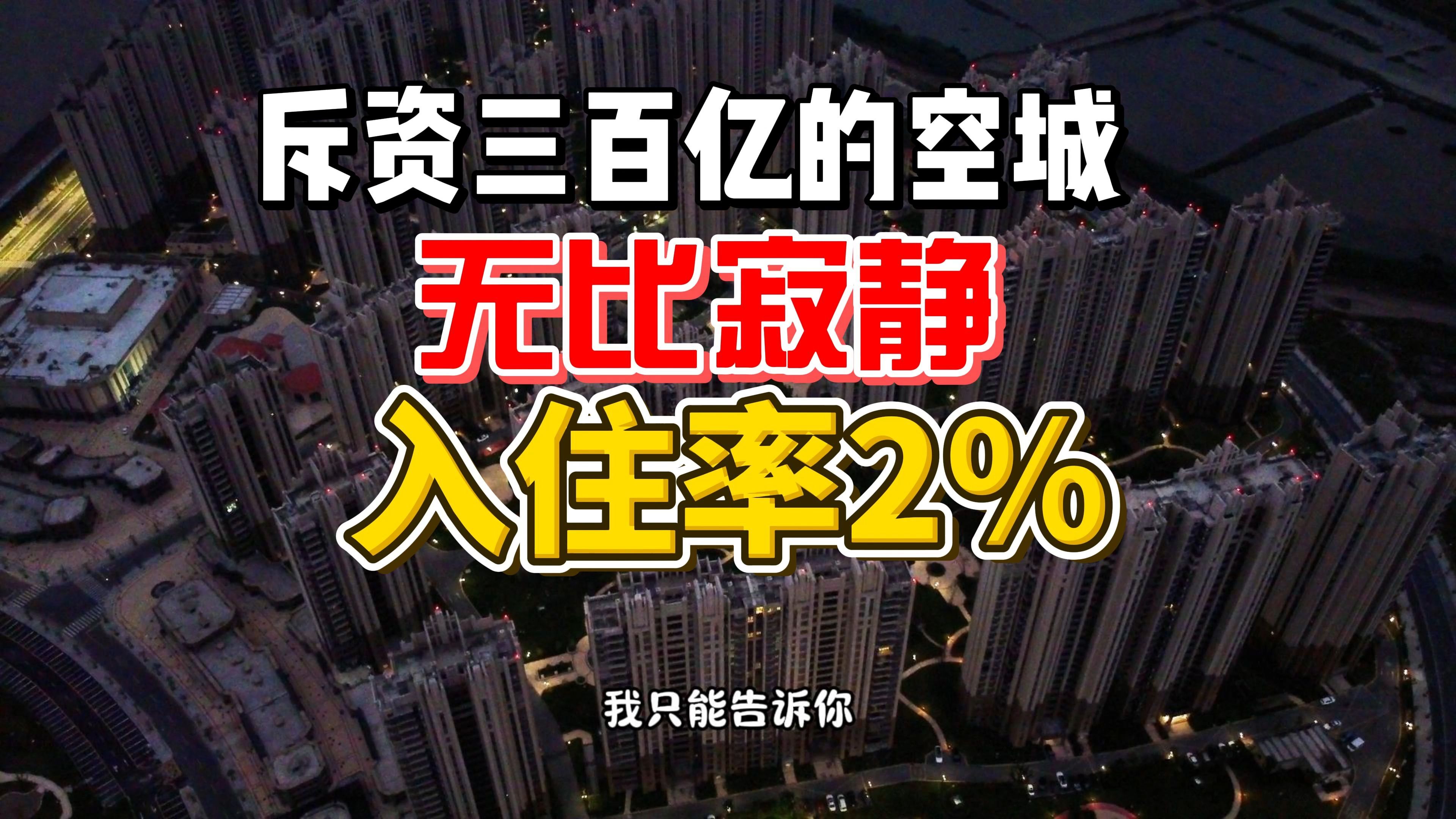 在斥资三百亿的空城躺平是什么体验,恒大御海天下2%入住率哔哩哔哩bilibili